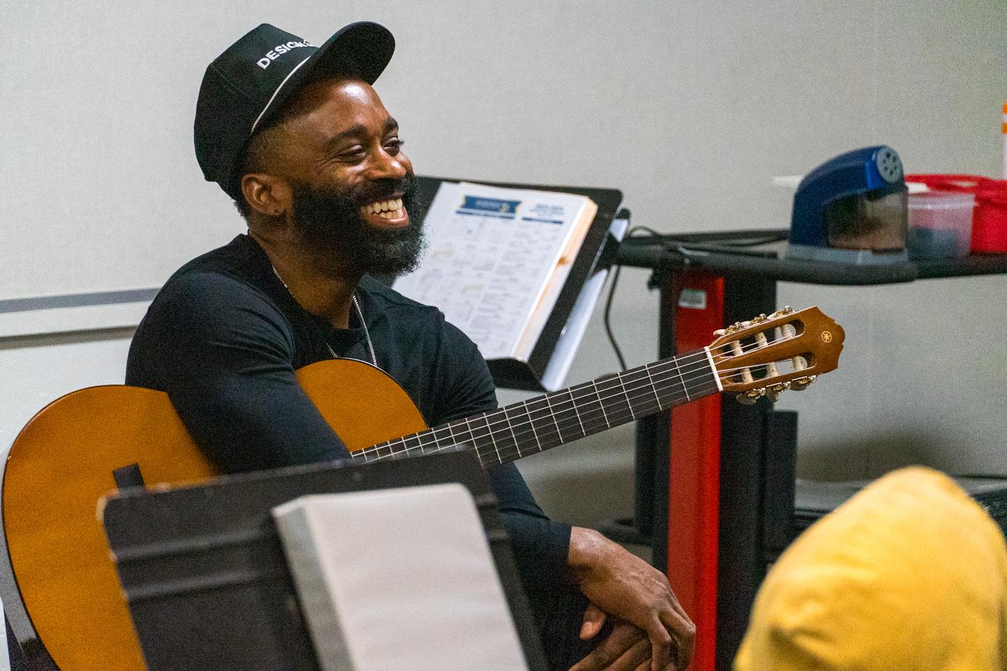 Grammy-Winner Curt Chambers Performs for Phoenix #1 Students