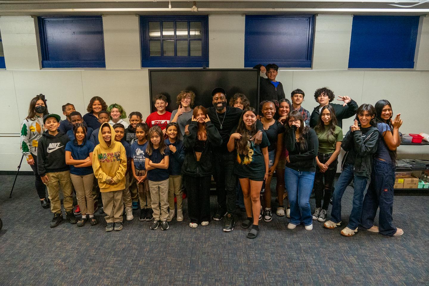 Grammy-Winner Curt Chambers Performs for Phoenix #1 Students
